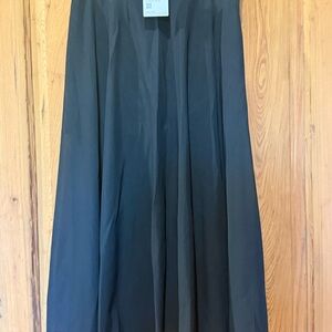 HALARA Elegant Black Maxi Skirt
